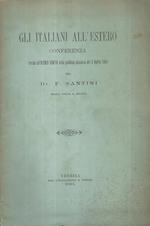 Gli italiani all'estero. Conferenza tenuta all'Ateneo Veneto nella pubblica adunanza del 3 Aprile 1884
