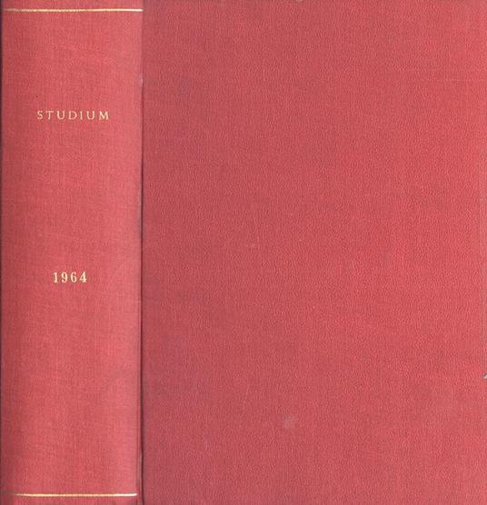 Studium Anno 1964 - copertina