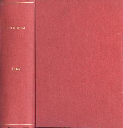 Studium Anno 1965 - copertina