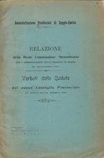 Relazione della Reale Commissione Straordinaria per l'Amministrazione della Provincia di Reggio - 21 dicembre 1910, Verbali delle Sedute del nuovo Consiglio Provinciale in data 30-31 marzo 1911