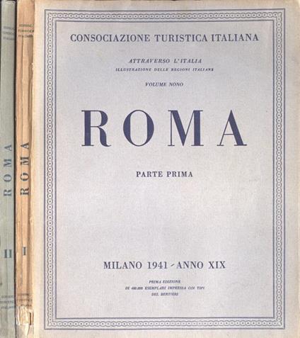 Roma parte I - II - copertina