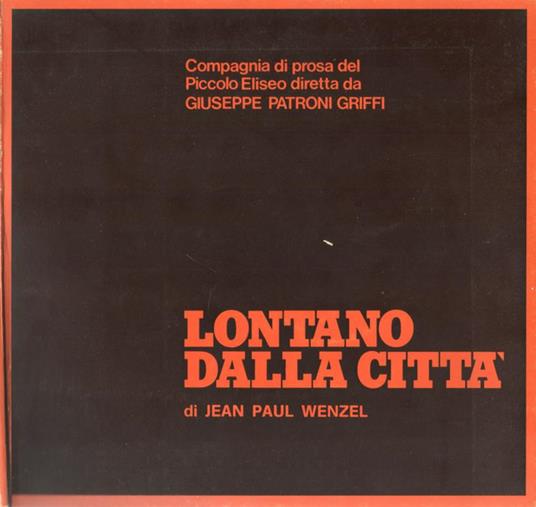 Lontano dalla città - copertina