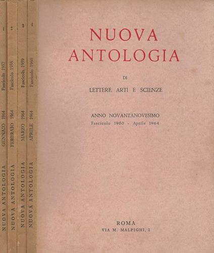 Nuova antologia 1964. Lettere arti e scienze - copertina