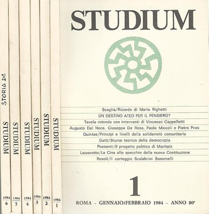 Studium - copertina