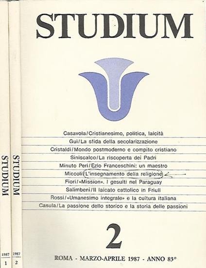 Studium - copertina