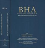 BHA 1999 Volume 9/1 1-5875 e Volume 9/2 5876 -11955. Bibliography of the History of Art, Bibliographie d'Histoire de l'Art