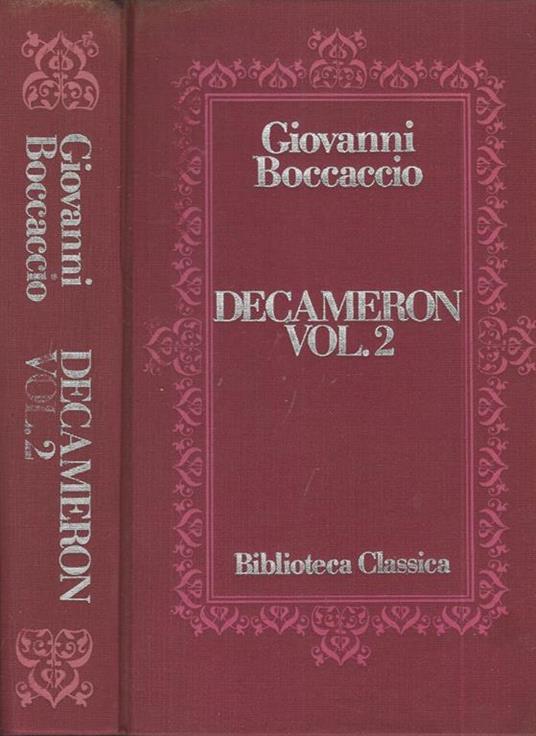 Decamerone - Giovanni Boccaccio - copertina