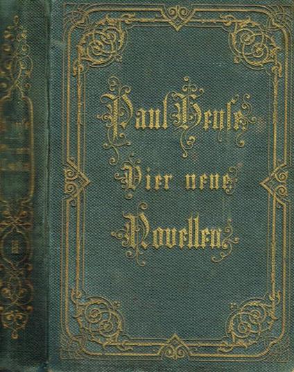 Vier neue novellen - Paul von Heyse - copertina