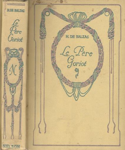 Le père Goriot - Honoré de Balzac - copertina