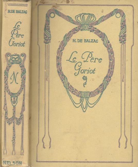 Le père Goriot - Honoré de Balzac - copertina