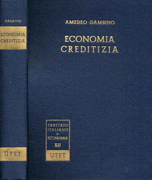 Economia creditizia - Amedeo Gambino - copertina