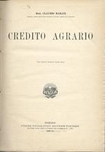 Credito Agrario-Nuova Enciclopedia Agraria Italiana.Parte ottava