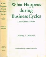 What happens during business cycles. A progress report