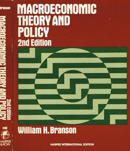 Macroeconomic theory and policy - William H. Branson - copertina