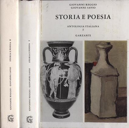 Storia e poesia Vol. I - II. Antologia italiana - Giovanni Reggio - copertina