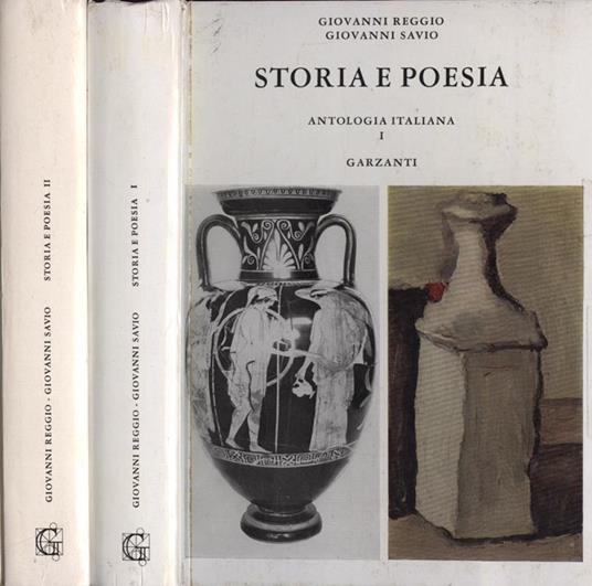 Storia e poesia Vol. I - II. Antologia italiana - Giovanni Reggio - copertina