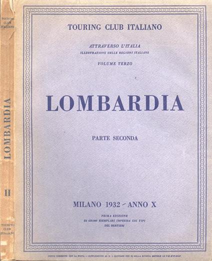 Lombardia parte seconda - copertina