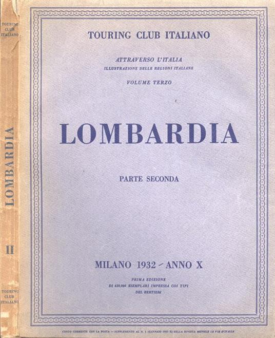 Lombardia parte seconda - copertina