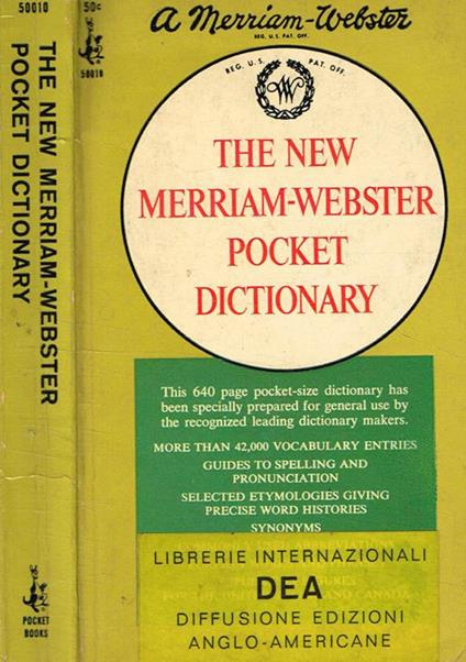 The new Merriam-Webster pocket dictionary - copertina