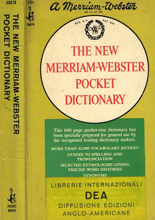 The new Merriam-Webster pocket dictionary - copertina