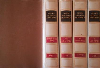 Grande Dizionario Enciclopedico UTET. Terza edizione interamente riveduta e accresciuta - copertina
