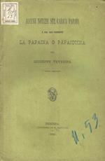 Alcune notizie sul Carica Papaia e sul suo principio. La Papaina o Papaiotina
