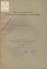 Ueber eine neue methode zur Desinfection von grosseren Raumen mittels Formalin
