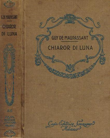 Chiaror di luna - Guy de Maupassant - copertina