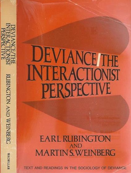 Deviance the interactionist perspective - Earl Rubington - copertina
