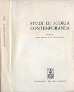 Studi di storia contemporanea. Estratto da Nuove questioni di storia contemporanea