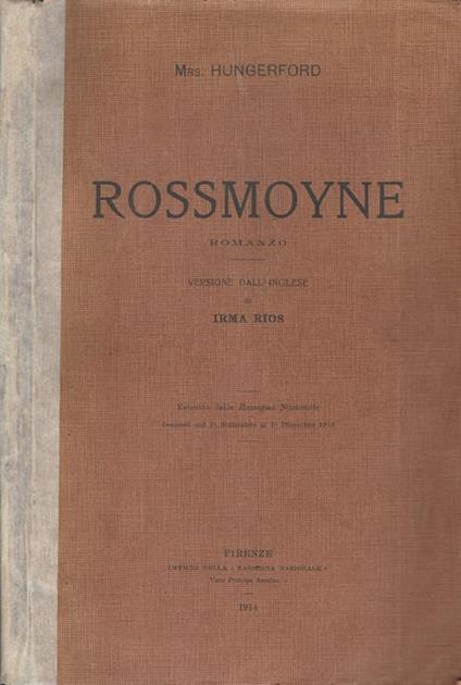 Rossmoyne - copertina