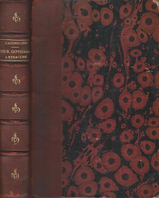 Du St Gothard à Syracuse - Emile Cauderliere - copertina