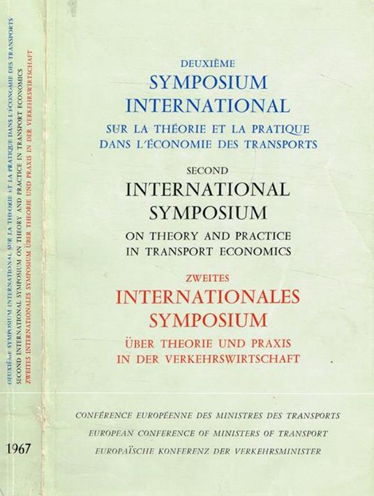 Deuxieme symposium international sur la theorie et la pratique dans l'economie des transports - copertina