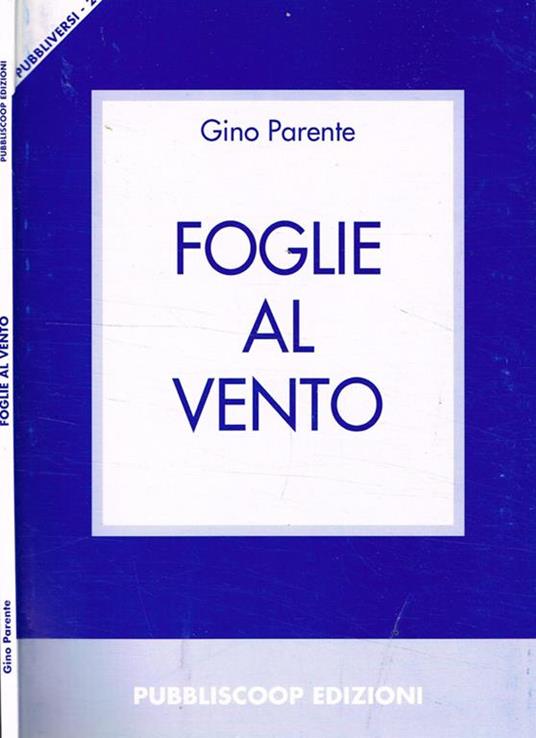 Foglie al vento - Gino Parente - copertina