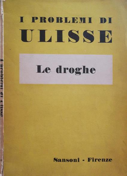 Le droghe - copertina
