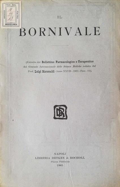 Il bornivale - copertina