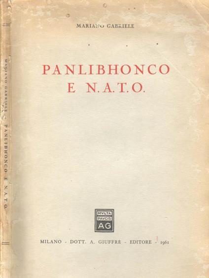 Panlibhonco e N.A.T.O. - Mariano Gabriele - copertina