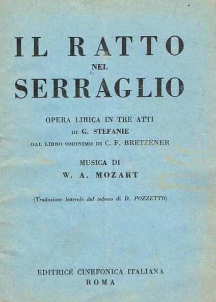Tragedia in 5 atti e un prologo - copertina
