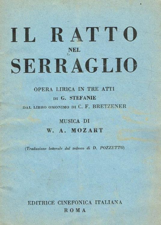 Tragedia in 5 atti e un prologo - copertina