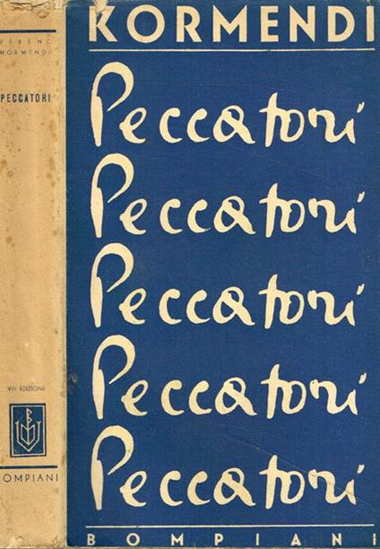 Peccatori - Ferenc Kormendi - copertina