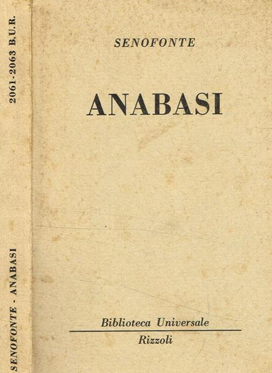 Anabasi - Senofonte - copertina