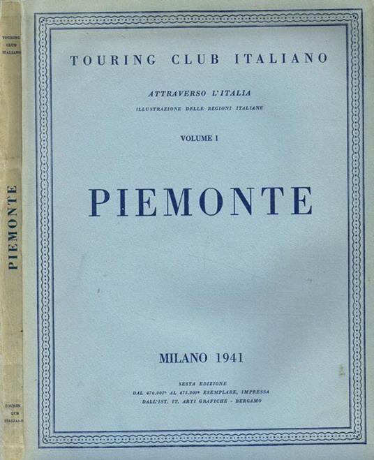 Piemonte vol.I - copertina
