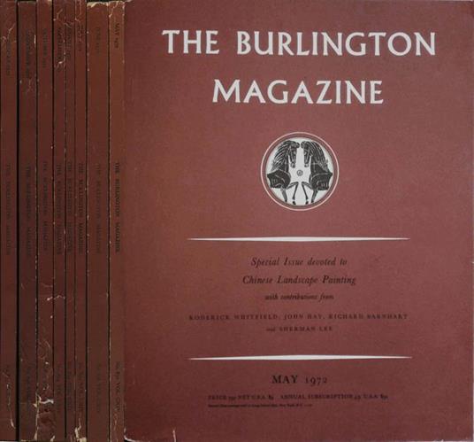 The Burlington Magazine. Vol. CXIV - 1972 - copertina