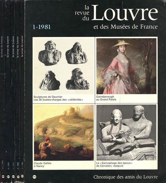 La revue du Louvre. et des Musées de France - Chronique des amis du Louvre - Anno 1981 - copertina