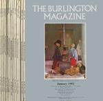 The Burlington Magazine. Vol. CXXIV - 1982
