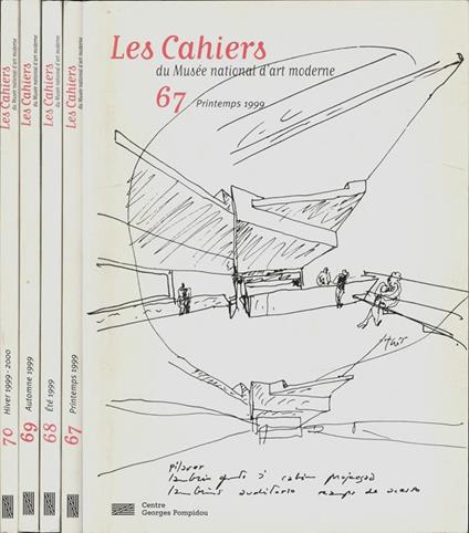 Les cahiers. du Musée National d'Art Moderne - 1999 - copertina