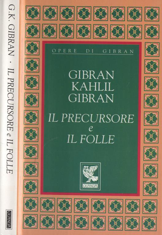 Il precursore - Kahlil Gibran - copertina