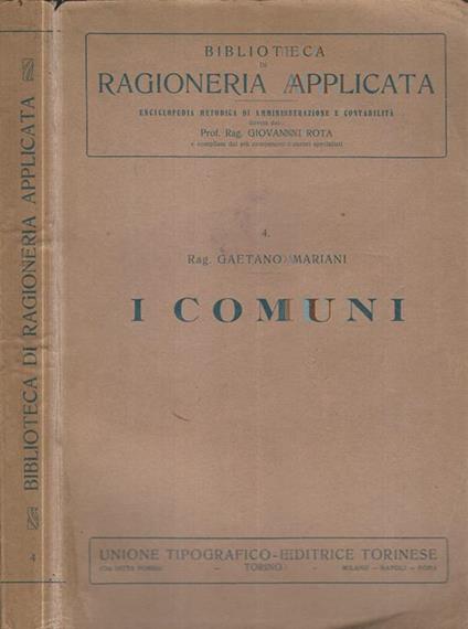 I comuni - copertina