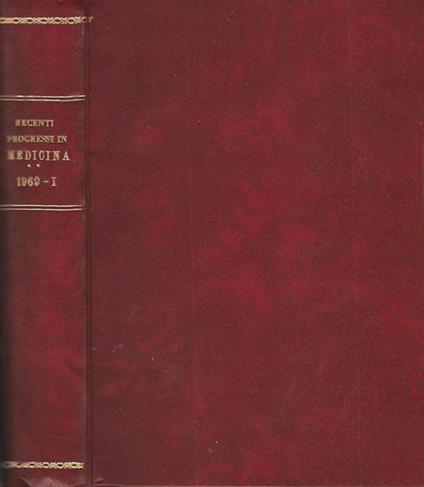 Recenti progressi in medicina. 1969-I - copertina