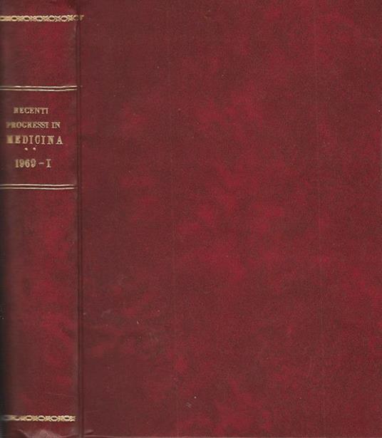 Recenti progressi in medicina. 1969-I - copertina